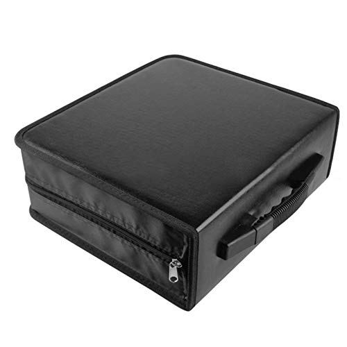 Konelia 520 Slots Pu Leather Cd Dvd Storage Case Holder Binder Portable Vcd Wallet Box Album For Home Travel Car Office #TOP2