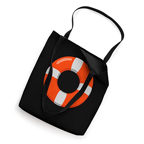 Bolso tote de disfraz de salvavidas en forma de aro miniatura 2