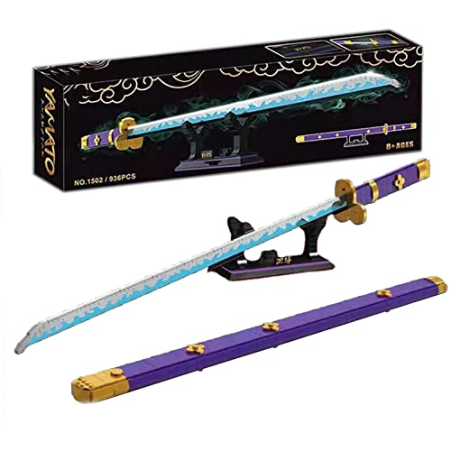Ninja Weapons Modellbausatz Bauspielzeug 790 Teile Klemmbausteine Spielzeugschwert Sunwheel Sword Mit Schwertständer…