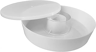 AukBeeFun Round Rapid Feeders Hive Top Rapid Bee Feeder White Honey Bees Feeders Beekeeping Feeding Equipment