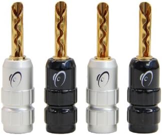 KnuKonceptz eKs BFA Style Banana Plugs - Set of 4-2 Pair