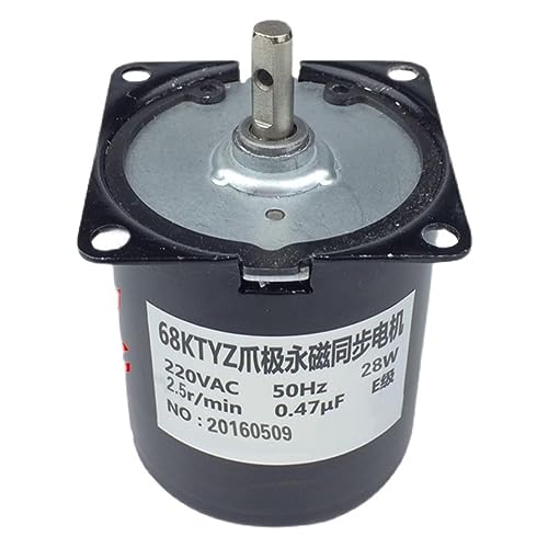Moteur à engrenages réversible et synchrone 68KTYZ basse vitesse