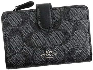 Amazon コーチ 財布 メンズ レディース 二つ折り財布 F F23553 Svdk6 2ツオリコゼニ Bk Gy Chnav9023 並行輸入品 シューズ バッグ