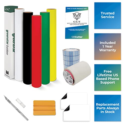 Uscutter 34 Inch Mh 871 Vinyl Cutter Kit With Software, Free Video Training Course, Starter Signmaking Kit #TOP5