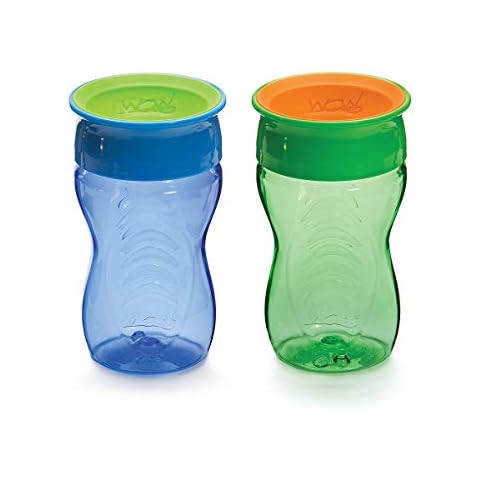 Wow Cup for Kids 360 Sippy Cup, 10 oz, 2 Pack … (Blue/Green) Cover