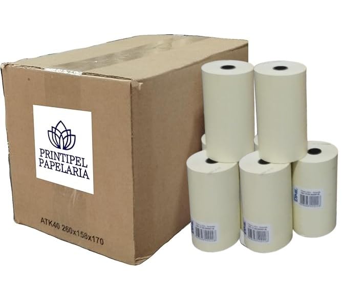 Caixa de Bobina Térmica 80mm x 40m c/30 unidades