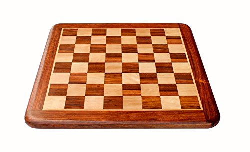 Stonkraft Wooden Chess Board Without Pieces For Professional Chess Players - Appropriate Wooden & Brass Chess Pieces Chessmen Available Separately By Brand (21X21 Acacia Wood) #TOP2