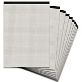 Landré Notiz-Block ohne Deckblatt A4 kariert, Recycling, 50 Blatt, 10 Stück