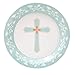 Juvale Baptism Decorations Tableware Set - 144-Piece, Blue & White, Serves 24 Guests - Disposable Paper Plates, Cups, Napkins & Cutlery - Baby Boy Baptism, Christening & First Communion Party Supplies