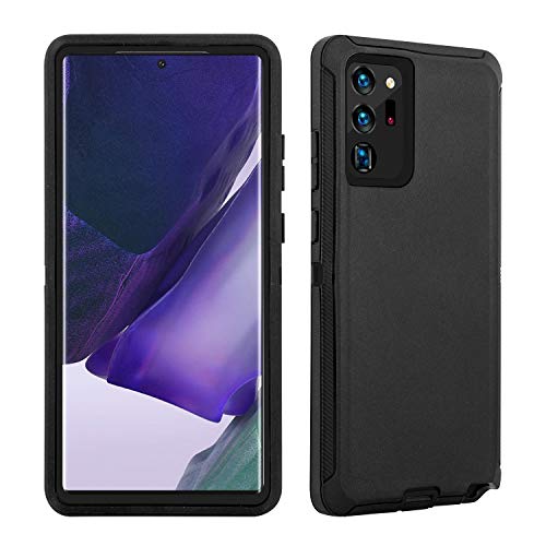 Galaxy Note 20 Ultra Case,Drop Protection Full Body Rugged Heavy Duty Case,Shockproof/Drop/Dust Proof 3-Layer Protective Durable Cover for Samsung Note 20 Ultra (Black)