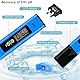 4 in 1 pH Messgerät Pool Digital, 0.01 Hohe Genauigkeit pH Wert Messgerät mit TDS Stift und LCD Hintergrundbeleuchtung für Trinkwasser, Aquarium, Schwimmbad, Spa