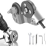 Titanium Drill Nibbler Sheet Metal Cutting Tool, Sheet Metal Cutter, Metal and Vinyl Slitter, Electric Drill Shears Attachment Cutter Nibbler for Iron, White Sheet, Copper, Sheet Metal Cutter (1PC)