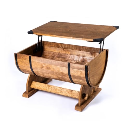 Table basse élégante réglable en hauteur 80x50cm CREATIVE COOPER multifonction salon