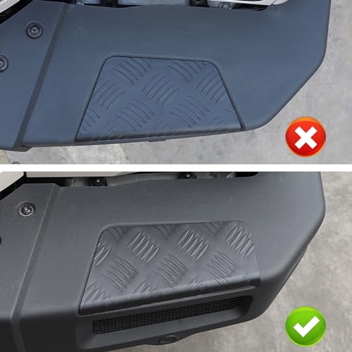 Tumukiw Heavy-Duty Front Bumper Protection Pedal Cover Compatible with INEOS Grenadier 2020-2024 Aluminum Alloy Black Front Bumper Guards Pads End Caps Cover Insert Accessories by Tumukiw - Image 2