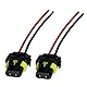 L & P Car Design 2x HB3 Lampen Stecker Fassung Sockel Lampenfassung Lampensockel Lampenstecker P20d 9005 mit Kabel für Lampen Glühlampen Glühbirnen