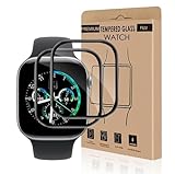 Résistant à l'huile et facile à nettoyer : le revêtement plasma résistant à l'huile protège les empreintes digitales de la sueur et des taches d'huile et maintient l'écran HD de l'Apple Watch Series 11(42mm) ferme, s'adapte parfaitement, est facile à installer, facile à nettoyer et est facile à essuyer avec un linge mouillé