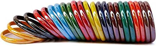 Virya Multi Color Glossy Glass Plain Bangle Kada Set For Women,Traditional Designer Glass Kada for Women,Girls (Pack of 24) (2-8) (B09TL578W7) Amazon Price History, Amazon Price Tracker