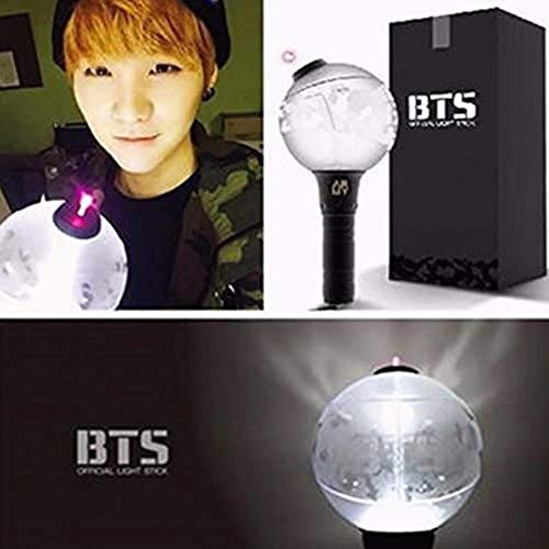 JTMall BTS Lightstick Ver.1 Bangtan Boys Concert Light Stick Army Bomb Battery Operated Concert Lamp K-Pop Ver.1,ver 1