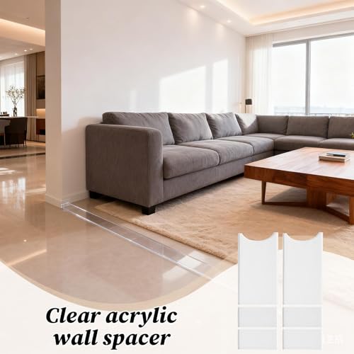 Butées de meuble transparentes x6 pour table et armoire