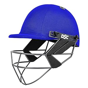 DSC Fort44 Cricket Helmet for Mens (Adjustable Steel Grill | Back Support Strap)