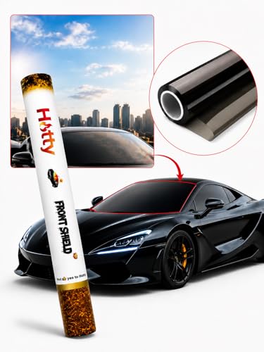 Image of Hotty-Front Shield Suncontrol Car Window Film, 15 Sq Ft | UV Rejection-99%, Heat Block-24 to 30%, VLT: 70 to 80%