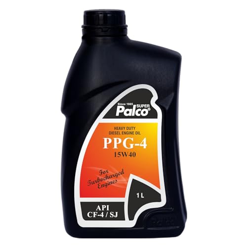 Image of PALCO PPG-4 15W40 | API:CF-4 /SJ & MB 228.1 Multigrade Engine oil for Diesel Commercial Road Transport Off Highway Vehicles | New Generation Automotive Vehicles | 1 Litres (Pack 1)