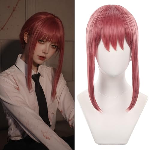 Image of Long Light Red Cosplay Wig for Cosplay Events