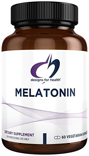 Designs for Health Melatonin 3mg - Sleep Support Supplement for Adults - Vegetarian + Non-GMO (60 Capsules)