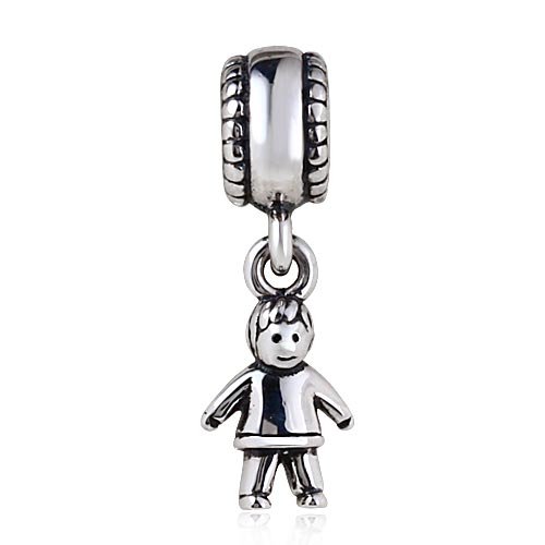 Artcharm Little Boy Dangle Charm 925 Sterling Silver Kid Beads Fit For Diy Charms Bracelets #TOP1