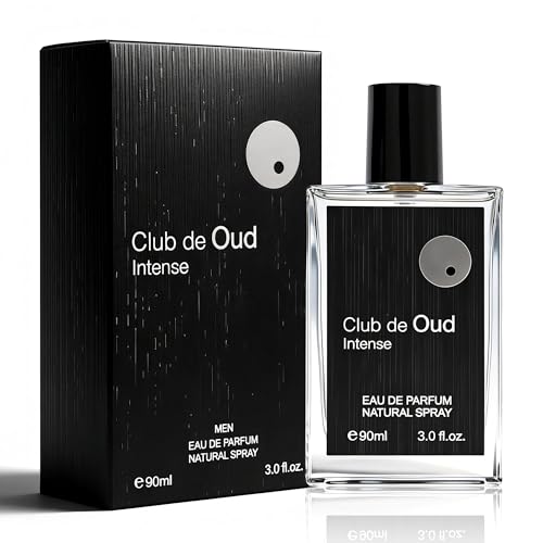 Image of Club De Oud Intense Men's Cologne 3.0 Fl. Oz, Bold Intense Oud & Woody Notes, Modern Masculine Eau De Parfum