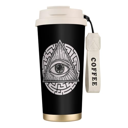 タンブラー コーヒー フリーメイソン 水筒 ステンレス ボトル 魔法瓶 オフィス マグカップ カフェマグ 車用 マグボトル 真空断熱 保温 保冷 ふた付き 直飲み 広口 漏れない 二重構造 持ち運び 500ml