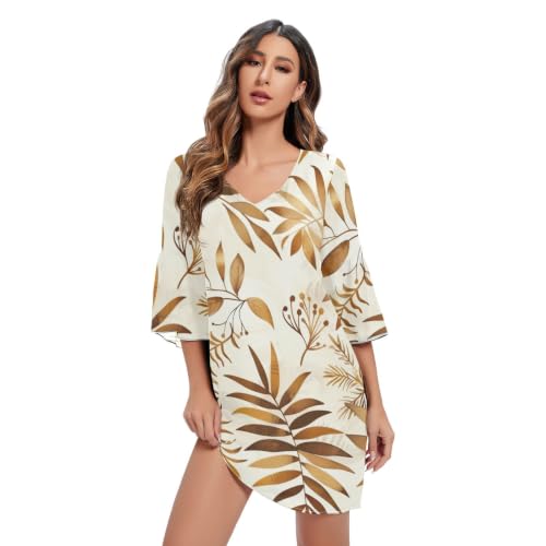 Robe d'été à manches 3/4 idéale pour vos terrasses et soirées habillées