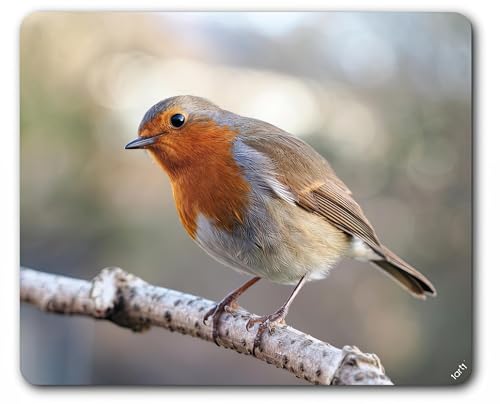Le tapis de souris rouge-gorge
