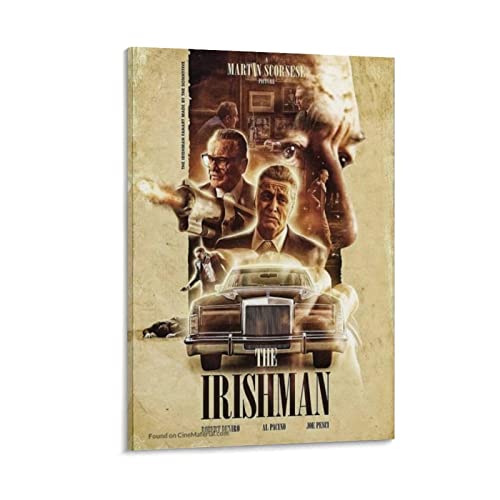 The Irishman poster toile décoration murale chambre salon affiche film