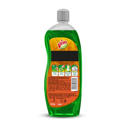 Vim Dishwash Anti Bac Liquid, Neem, 750 ml (VILY100) - Image 2
