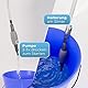 gurkler Mulmsauger Aquarium Sauger - mit Sperrventil - Aquarium Reinigungsset mit Zubehör zum Wasserwechsel - Mulmglocke Aquarium