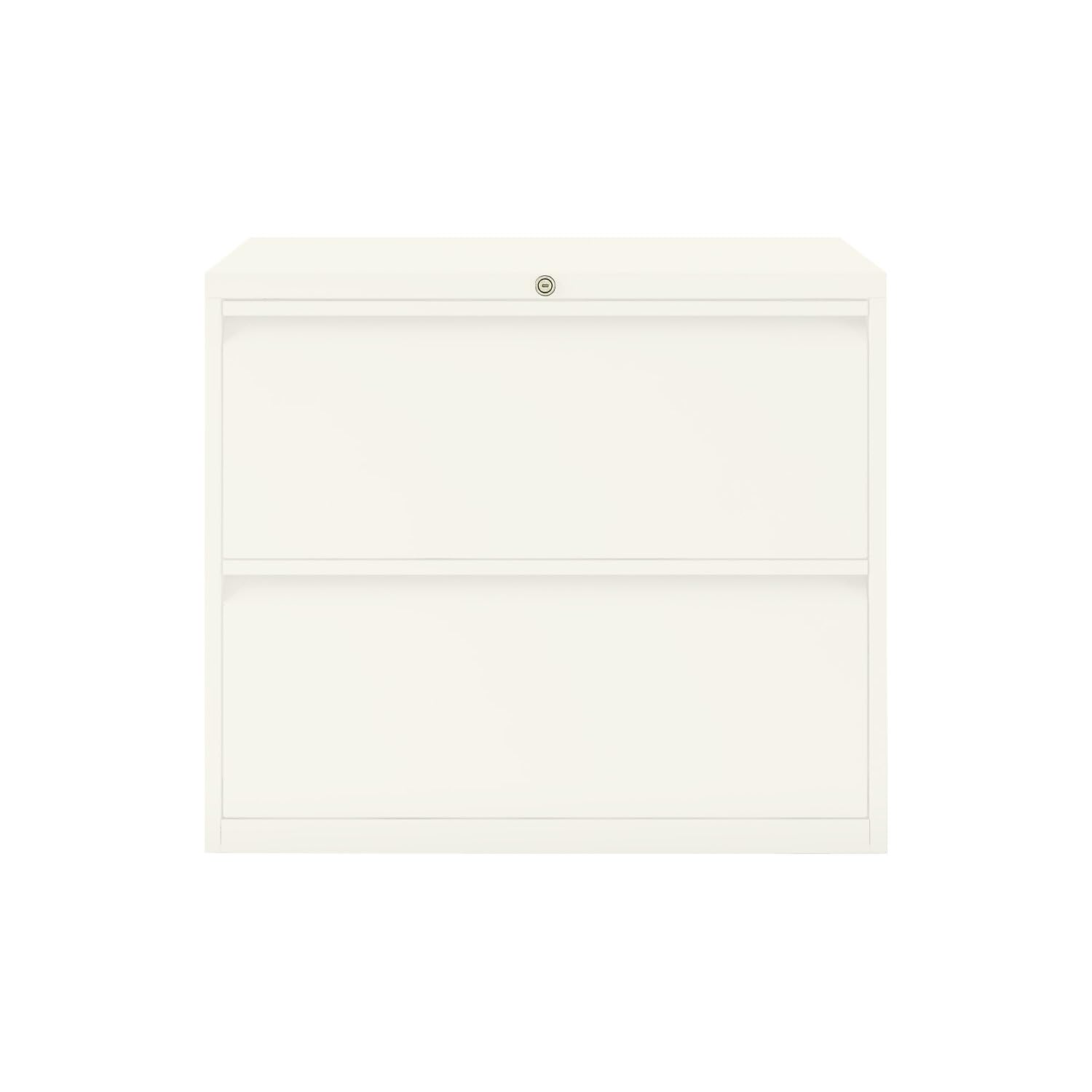 BISLEY Hängeregistraturschrank Essentials, 2 Hängeregistratur H 304 mm, Metall, 696 Verkehrsweiß, 47 x 80 x 70 cm