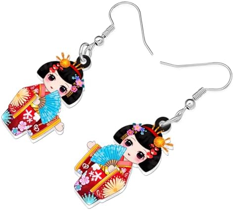 DUOWEI Cute Giraffa Regali per Le Donna Acrilico Cartoon