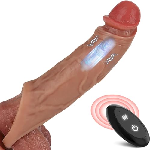 CondóN Fuñdḁś para Pęñ ę Extendido Para Hombres CondóN De LíNea De MúSculo De Pęñ ę De SimulacióN Realista Las Parejas Pueden Estirar El CondóN Para Usar Productos Anticonceptivos Varias Veces Hi4112