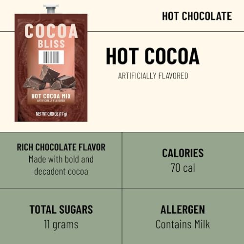 Image of Flavia Cocoa Bliss Single-Serve Freshpacks works only with Flavia Brewers (Case of 36 Freshpacks)