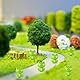SUPRROW 100Pcs Mini Grüne Plastik Frosch, Mini Frösche Grüne Frosch-Figuren,Fairy Garden Miniatur Figuren für Aquarium Garten,Frosch Dekorationen für Party