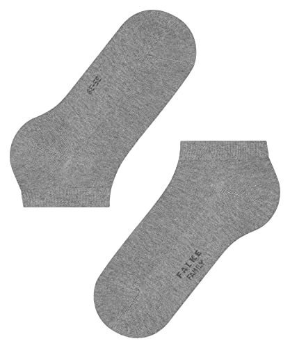 Image of FALKE Women's Family Cotton Sneaker Socks, Greymix, 8-10.5