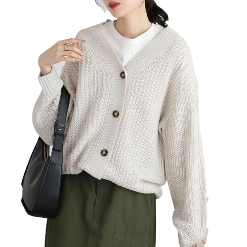 [�A�b�g����]ATN-0012 �{�����[���� �j�b�g V�l�b�N �J�[�f�B�K�� �Z�[�^�[ ���n ���f�B�[�X �I�[�o�[�T�C�Y �r�b�O�V���G�b�g ���C�g�O���[ M L M-L LT-GRAY