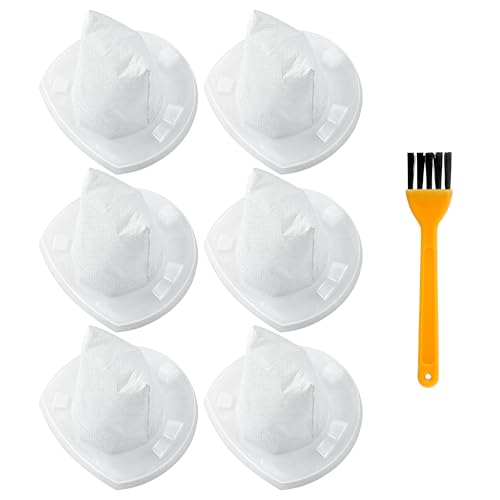 6 Pack Replacement Filter fit for Black and Decker Dustbuster Cordless Handheld VF110 Vacuum Hand Vac CHV1410L CHV1410B CHV1510 CHV1210 BDH2000L CHV9610 Part 90558113-01 LUXRILIX
