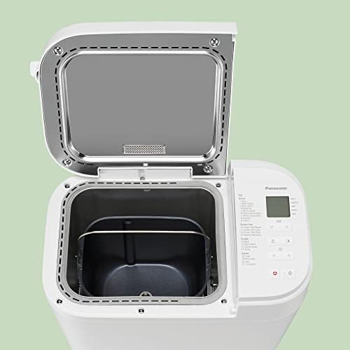 Panasonic SD-B2510 Automatic Bread maker, 21 Programmes, 4 Gluten-Free Mode, Dual Temperature Sensors, 13 Hours Digital Timer, White