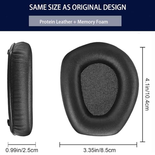 RS 175/HDR 175/TR 175 Ohrpolster, HoneTeek Ersatz-Ohrpolster für Sennheiser RS175/RS185/RS195/RS165, HDR175/HDR185/HDR195/HDR165/TR175 Kopfhörer (schwarz)
