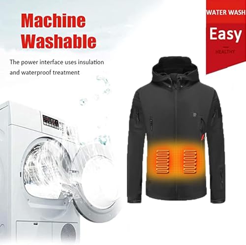 Chaqueta eléctrica calefactable para hombre talla 3X miniatura 3