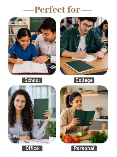 Image of DOODLE A4 Study Notebooks Pack of 4 | 160 Pages Each | College Ruled Softbound Notebooks for Exam Preparation, Class Notes, Revision & Study(Prepmate)