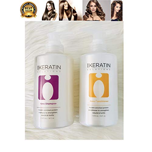 KERA SHAMPOO & CONDITIONER (Sodium Chloride Free Post Keratin Care) Duo