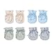 MMBABY 4 Paare Neugeborenen Handschuhe.Alter: 0-6 Monate (4 Paare（0-6 Monate)